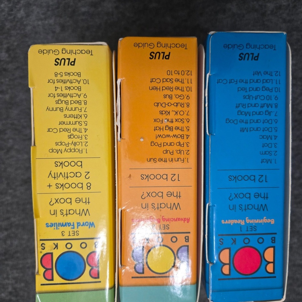 Scholastic Bob Books Set 1 2 3 Phonics Kids Early Reading Library Kindergarten - Picture 3 of 4